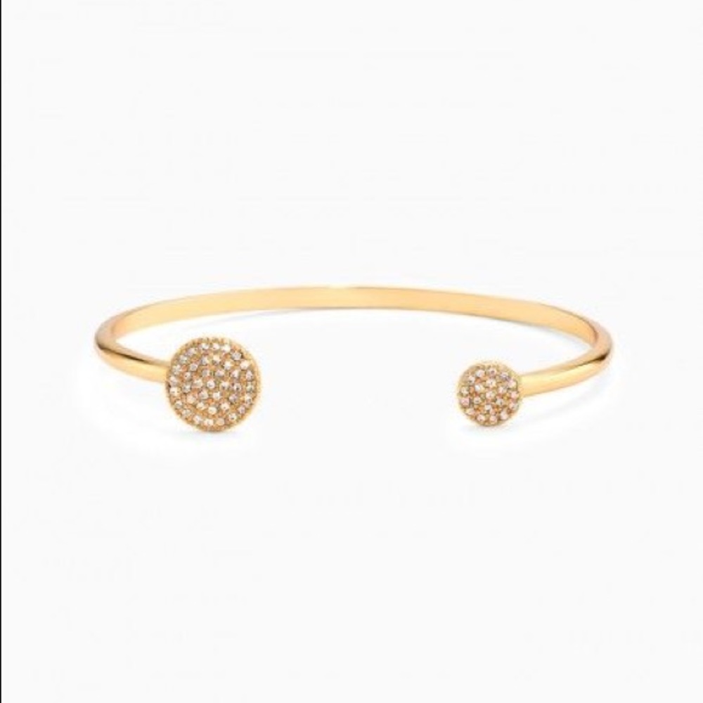 Stella & Dot - Pavé Disc Cuff - Gold